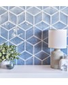 Diamond es un azulejo en terracota esmaltada handmade | Terracerámica
