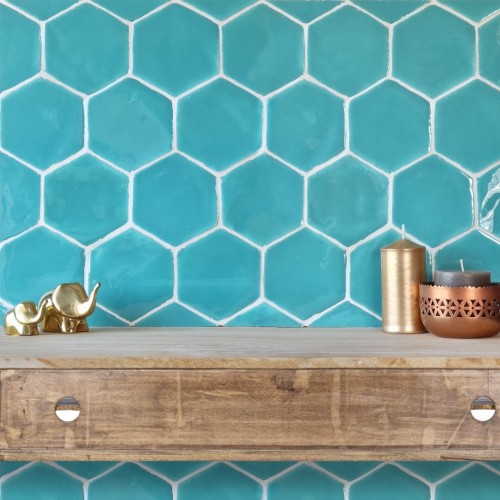 Etna S es un azulejo terracota esmaltada handmade | Terracerámica
