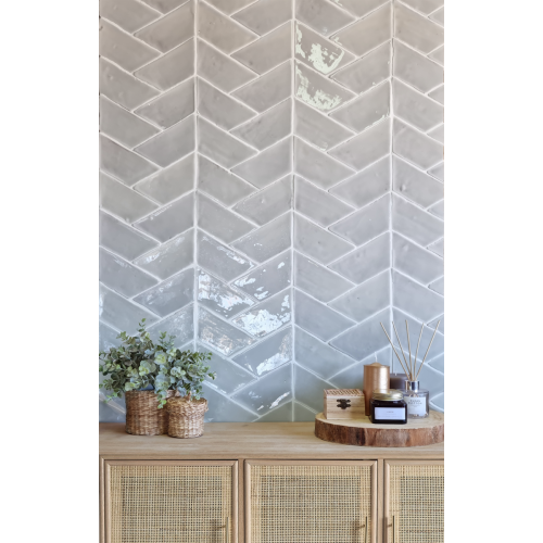 Medhex es un azulejo terracota esmaltada handmade | Terracerámica