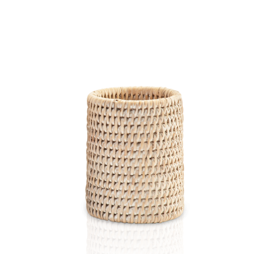 Vaso de ratán de la marca Decor Walther | Terracerámica