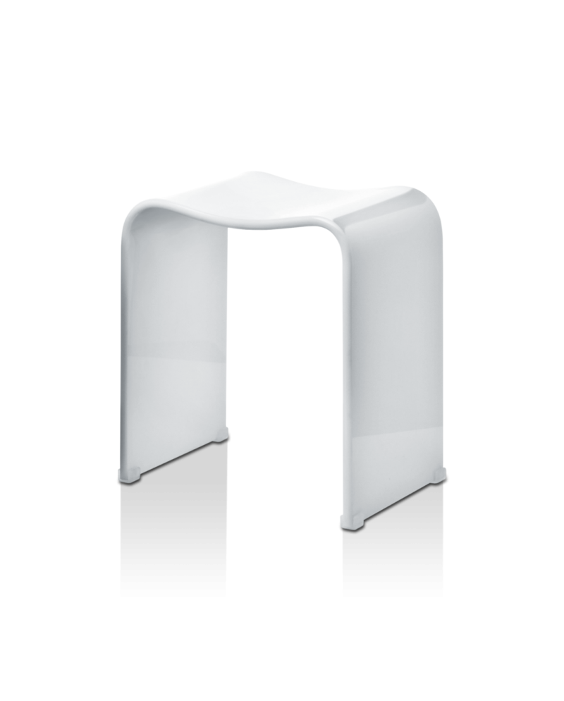Taburete modelo Stone en resina de Decor Walther | Terracerámica