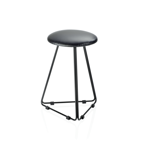 Mikado DW71 es un taburete en piel de Decor Walther | Terracerámica