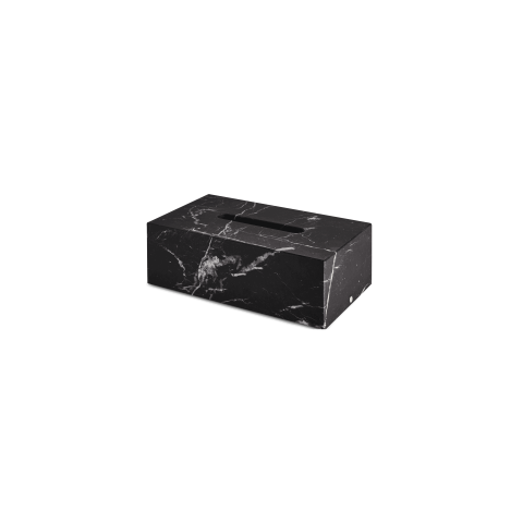 Caja de Kleenex en mármol marquina de la marca Widish| Terracerámica
