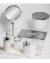 Dosificador de gel en alabastro de la marca Widish| Terracerámica