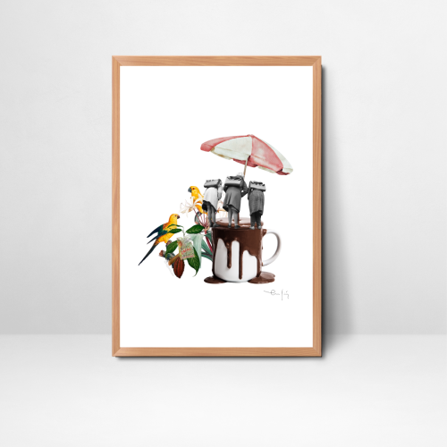 Lámina Collage en papel alta calidad by Elena Yago | Terracerámica