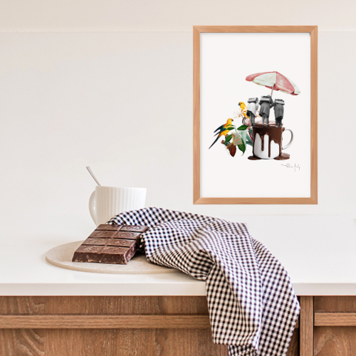 Lámina Collage en papel alta calidad by Elena Yago | Terracerámica