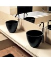 Cono Natural de Terzofoco es un lavabo sobre encimera | Terracerámica