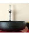 Ciocco Black de Terzofoco es un lavabo sobre encimera | Terracerámica