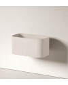 Palangana de Sira, lavabo suspendido de hormigón | Terracerámica