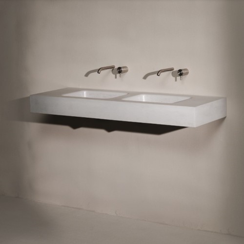 Tundra de Sira es un lavabo suspendido de hormigón | Terracerámica