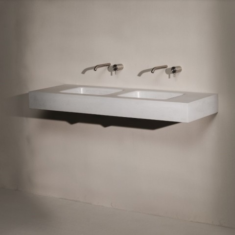 Tundra de Sira es un lavabo suspendido de hormigón | Terracerámica