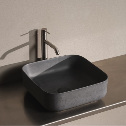 Isla de Sira es un lavabo sobreencimera de hormigón | Terracerámica