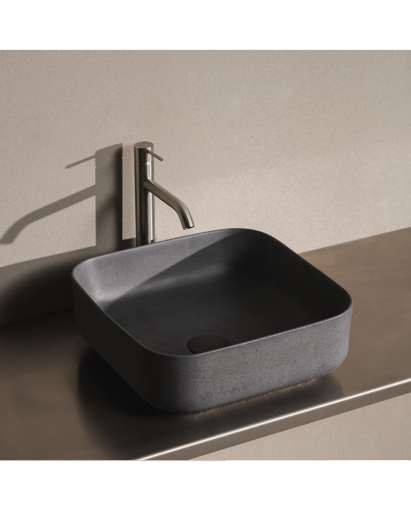 Isla de Sira es un lavabo sobreencimera de hormigón | Terracerámica Isla de Sira es un lavabo sobreencimera de hormigón | Terracerámica
