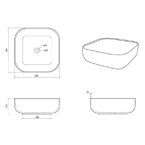 Isla de Sira es un lavabo sobreencimera de hormigón | Terracerámica