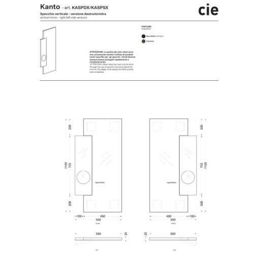 Kanto de Cielo Cerámica es un espejo de pared | Terracerámica