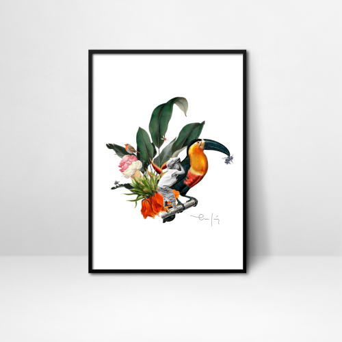 Lámina Collage en papel alta calidad by Elena Yago | Terracerámica