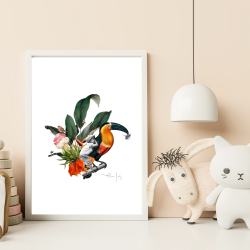 Lámina Collage en papel alta calidad by Elena Yago | Terracerámica