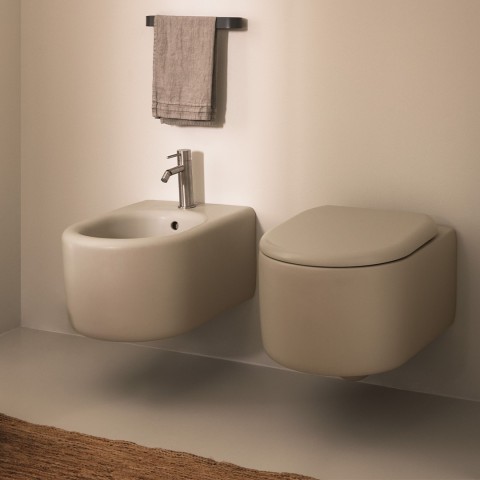 Bidet suspendido Itaca de Cielo en varios colores | Terracerámica