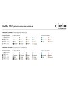 Mueble con lavabo Delfo152, de Cielo en varios colores | Terracerámica