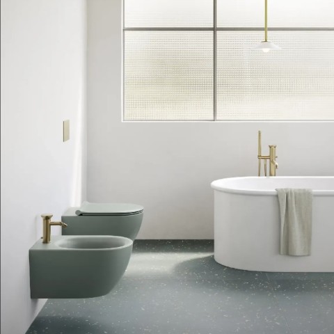 Sfera55 es un bidet suspendido de Catalano | Terracerámica