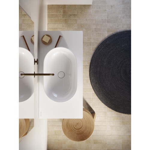 Sfera125 es un lavabo cerámico encastrado de Catalano | Terracerámica