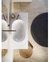 Sfera125 es un lavabo cerámico encastrado de Catalano | Terracerámica