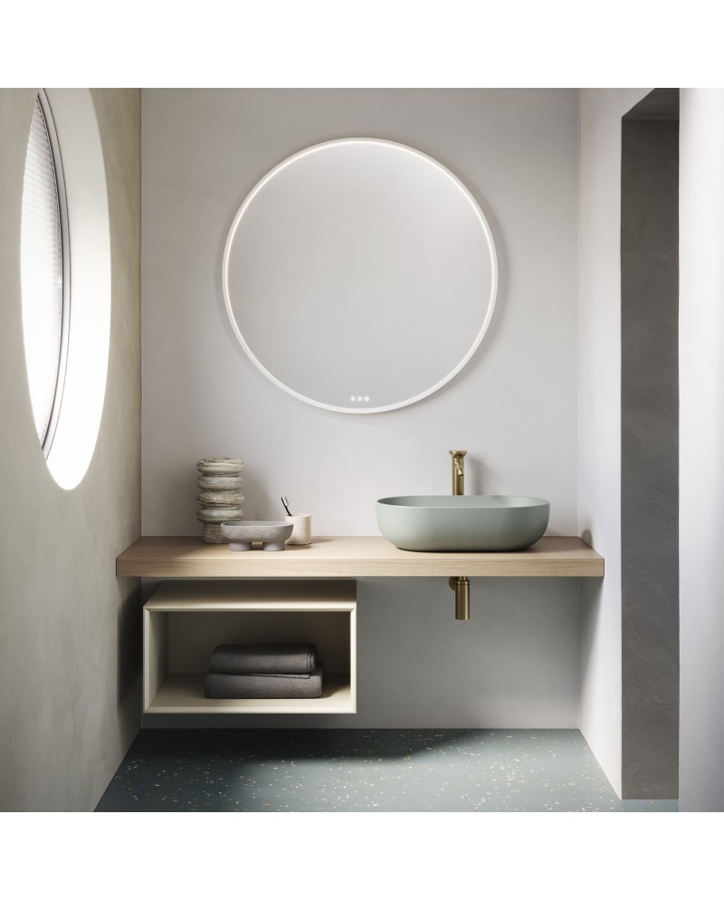 Sfera60 es un lavabo cerámico sobreencimera de Catalano | Terracerámica Sfera60 es un lavabo cerámico sobreencimera de Catalano | Terracerámica