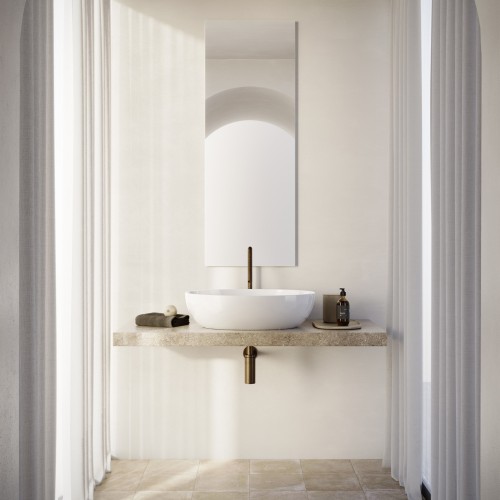 Sfera60 es un lavabo cerámico sobreencimera  de Catalano | Terracerámica
