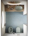 Sfera60 es un lavabo cerámico sobreencimera  de Catalano | Terracerámica