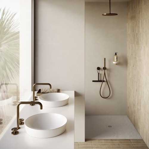 Sfera45 es un lavabo cerámico semiencastrado  de Catalano | Terracerámica