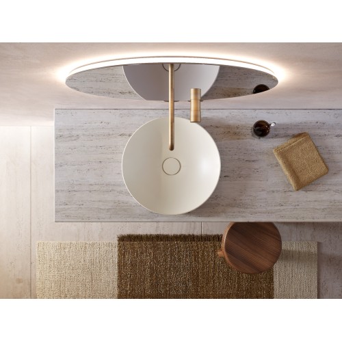 Sfera45 es un lavabo cerámico semiencastrado  de Catalano | Terracerámica