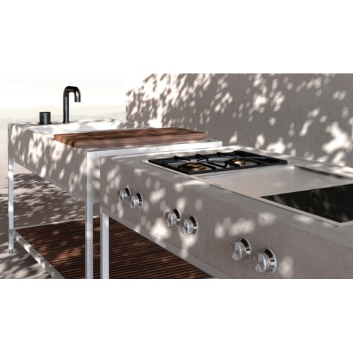Cocina exterior de la marca Terrenere. Varios acabados | Terracerámica