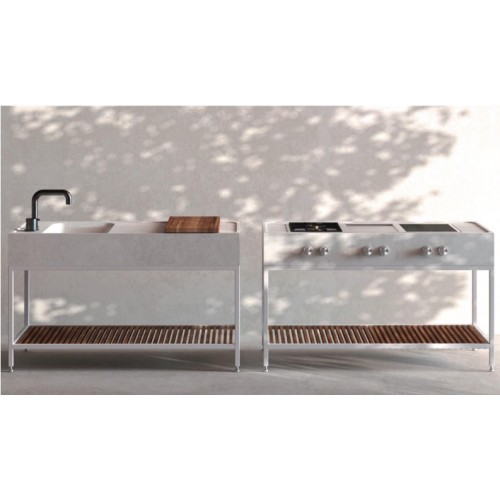 Cocina exterior de la marca Terrenere. Varios acabados | Terracerámica