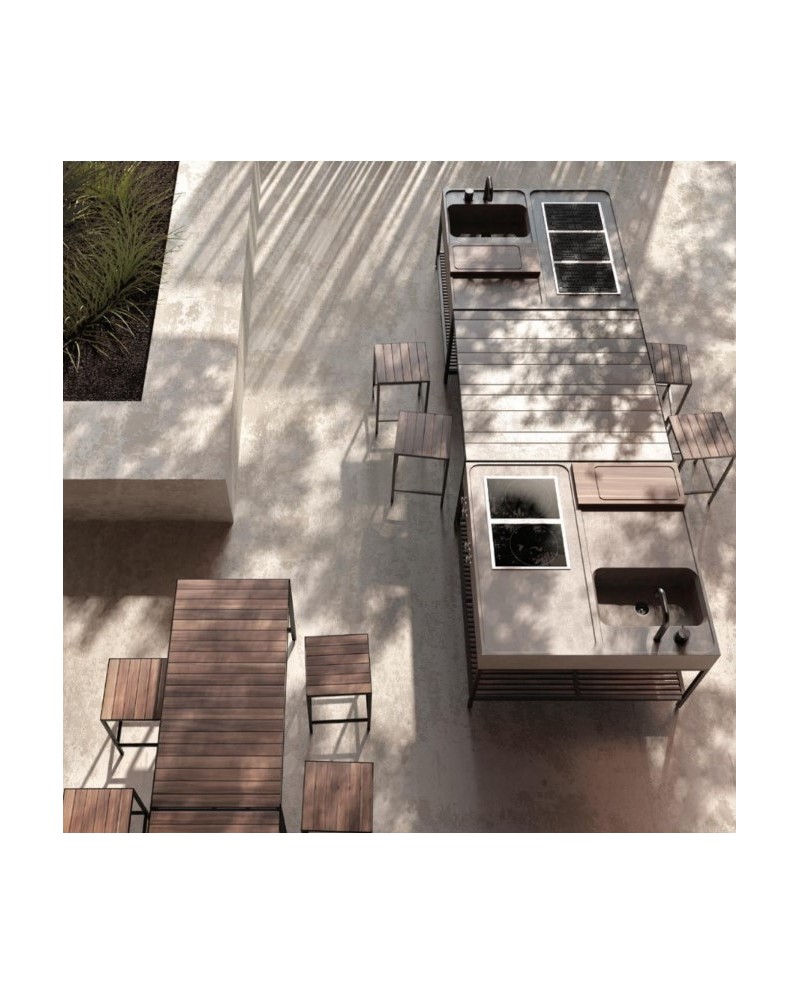 Cocina exterior de la marca Terrenere. Varios acabados | Terracerámica Cocina exterior de la marca Terrenere. Varios acabados | Terracerámica