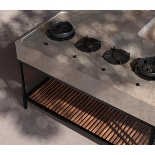 Cocina exterior de la marca Terrenere. Varios acabados | Terracerámica
