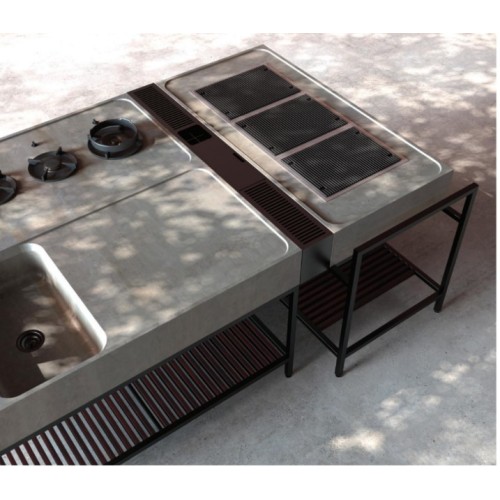 Cocina exterior de la marca Terrenere. Varios acabados | Terracerámica