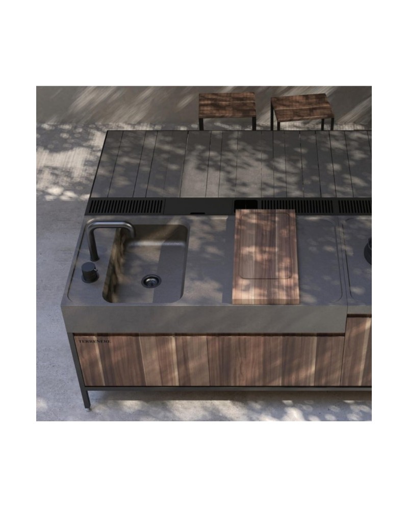 Cocina exterior de la marca Terrenere. Varios acabados | Terracerámica Cocina exterior de la marca Terrenere. Varios acabados | Terracerámica