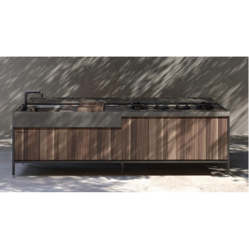 Cocina exterior de la marca Terrenere. Varios acabados | Terracerámica