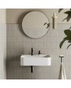 Trama 60 es un lavabo cerámico de colores de Nic | Terracerámica