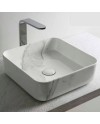 Shui Comfort es un lavabo cuadrado de colores de Cielo | Terracerámica