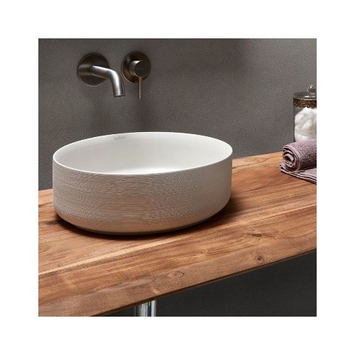 BATHCO CARNAC LAVABO SOBRE ENCIMERA PORCELANA TEXTURIZADA