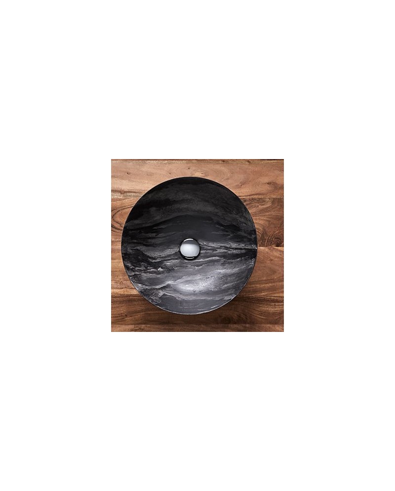 BATHCO ATELIER LAVABO MARMOL NEGRO PORCELANA BATHCO ATELIER LAVABO MARMOL NEGRO PORCELANA
