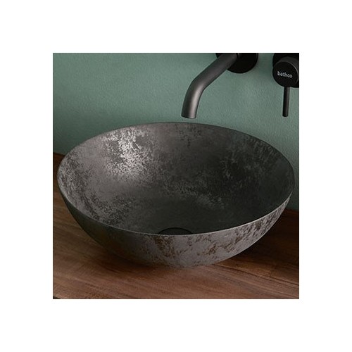 BATHCO ATELIER LAVABO NEGRO MATE PORCELANA