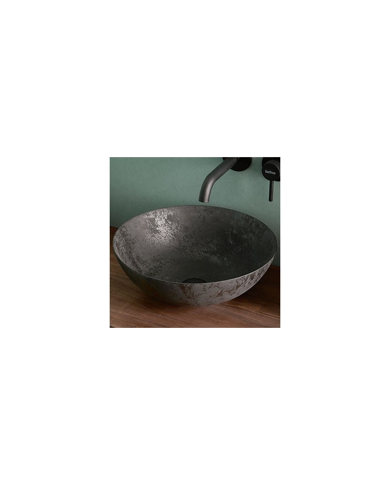 BATHCO ATELIER LAVABO NEGRO MATE PORCELANA BATHCO ATELIER LAVABO NEGRO MATE PORCELANA