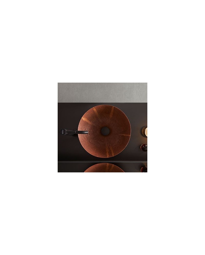 BATHCO ATELIER LAVABO ACERO CORTEN PORCELANA PINTADO OXIDO BATHCO ATELIER LAVABO ACERO CORTEN PORCELANA PINTADO OXIDO
