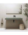 Canale 120 es un lavabo cerámico de colores de Nic | Terracerámica
