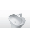 Scoop es un lavabo freestanding con toallero de Falper | Terracerámica