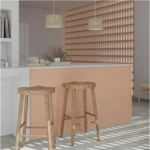 Spike bars son unos azulejos en pasta blanca de Wow | Terracerámica