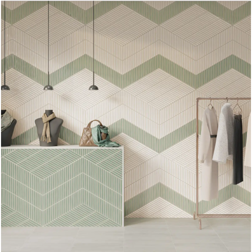 Spike bars son unos azulejos en pasta blanca de Wow | Terracerámica