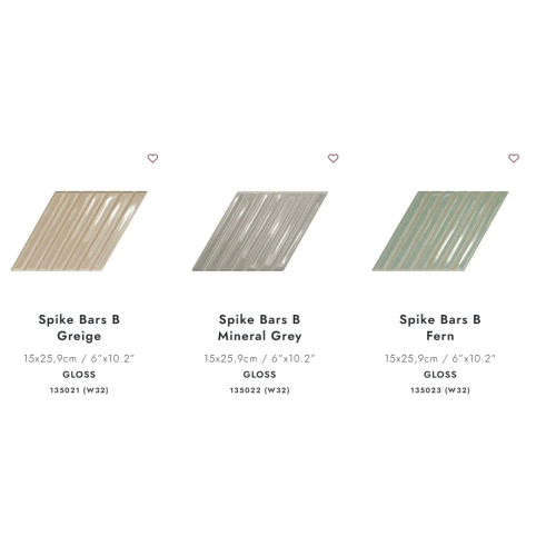 Spike bars son unos azulejos en pasta blanca de Wow | Terracerámica